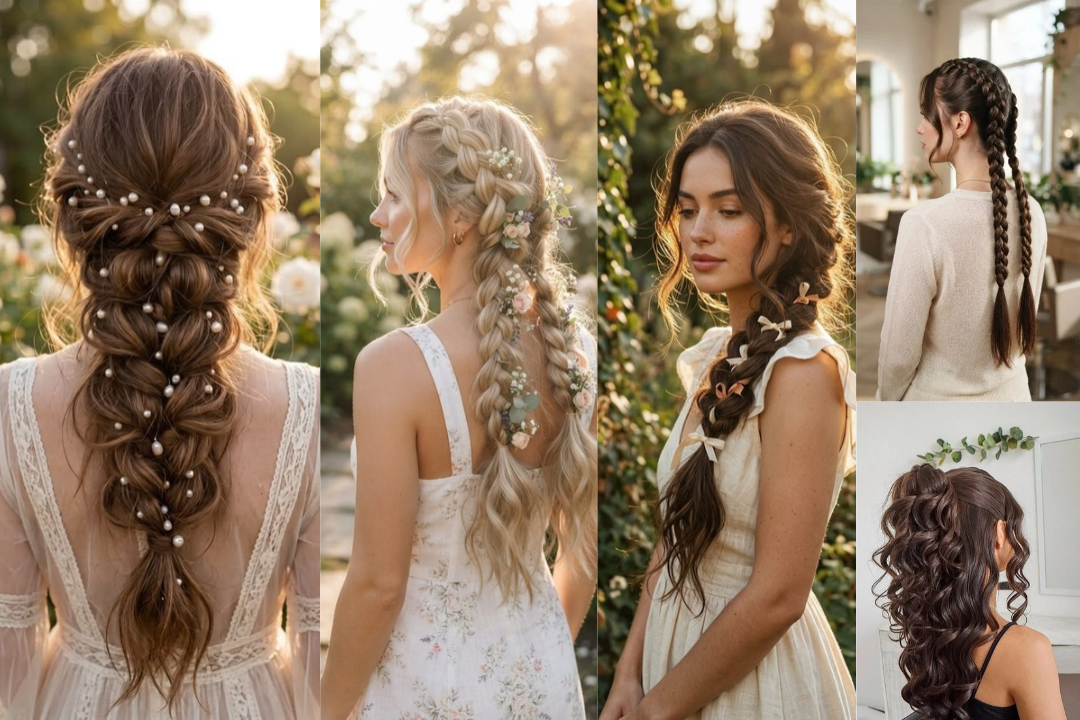 Hairstyles for Long Hair for Weddings