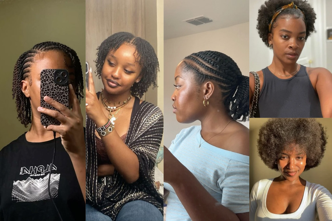 Natural Hair Styles Short