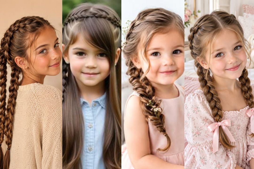 Hair Styles for Long Hair Length Kids