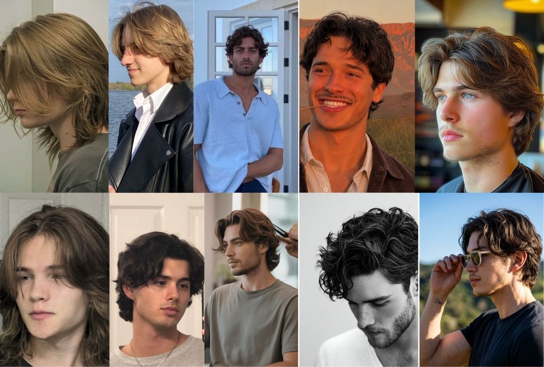 Wavy Hair Styles for Men