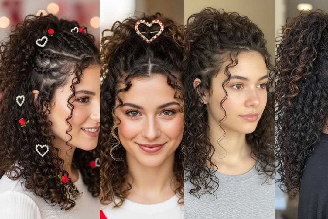 Heart Hair Trend Curly Hair