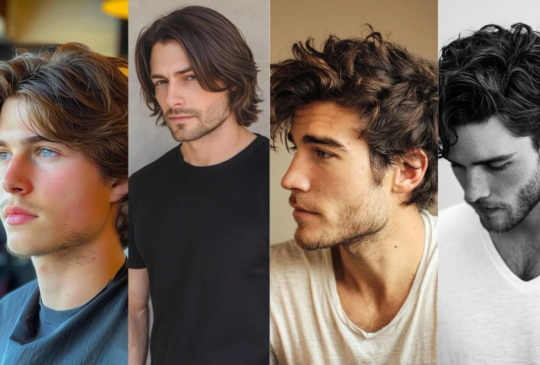 Wavy Hair Styles Men Medium